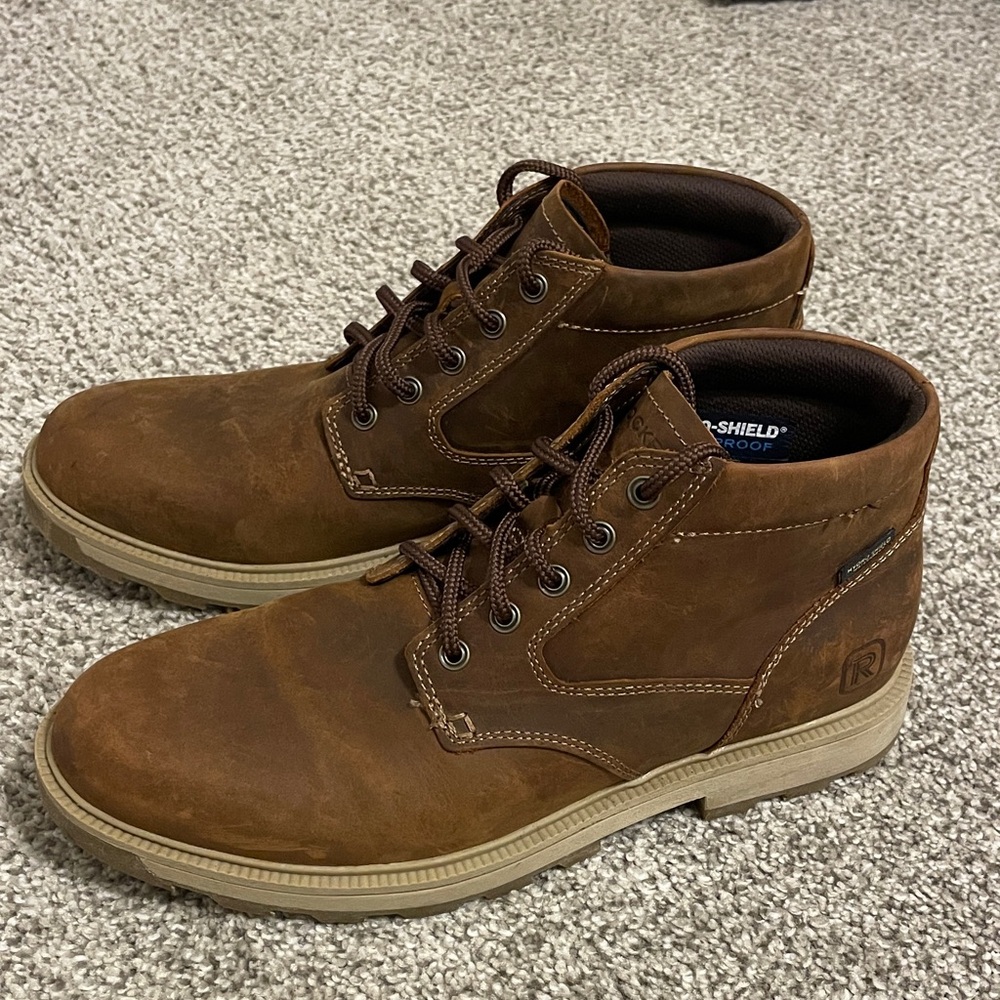 Rockport Men's Tan Leather Boots